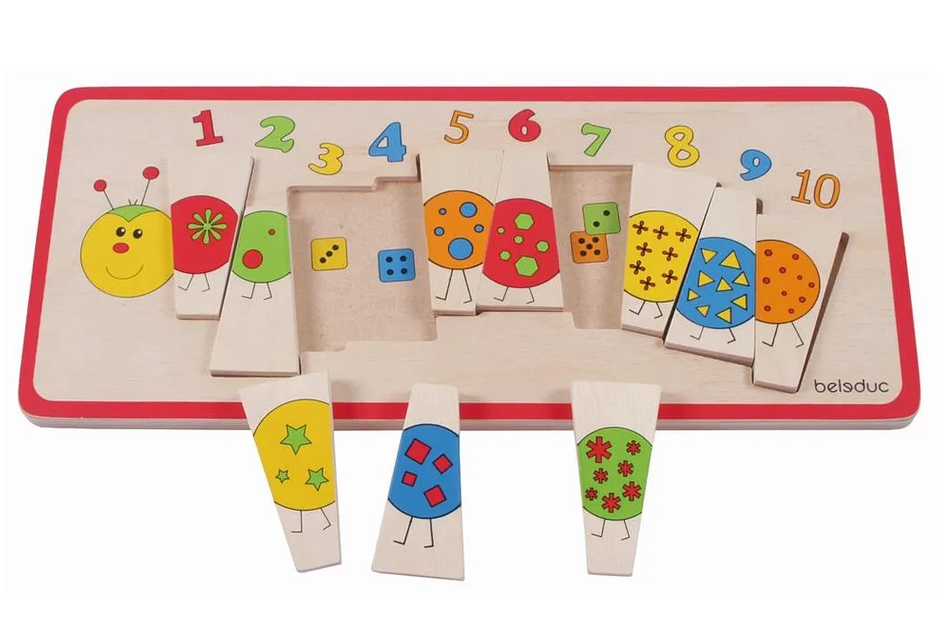 Matching Caterpillar Puzzle - 4+ 10 pieces