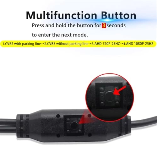 Rear View Camera - Night Vision 4PIN 480P 1080P