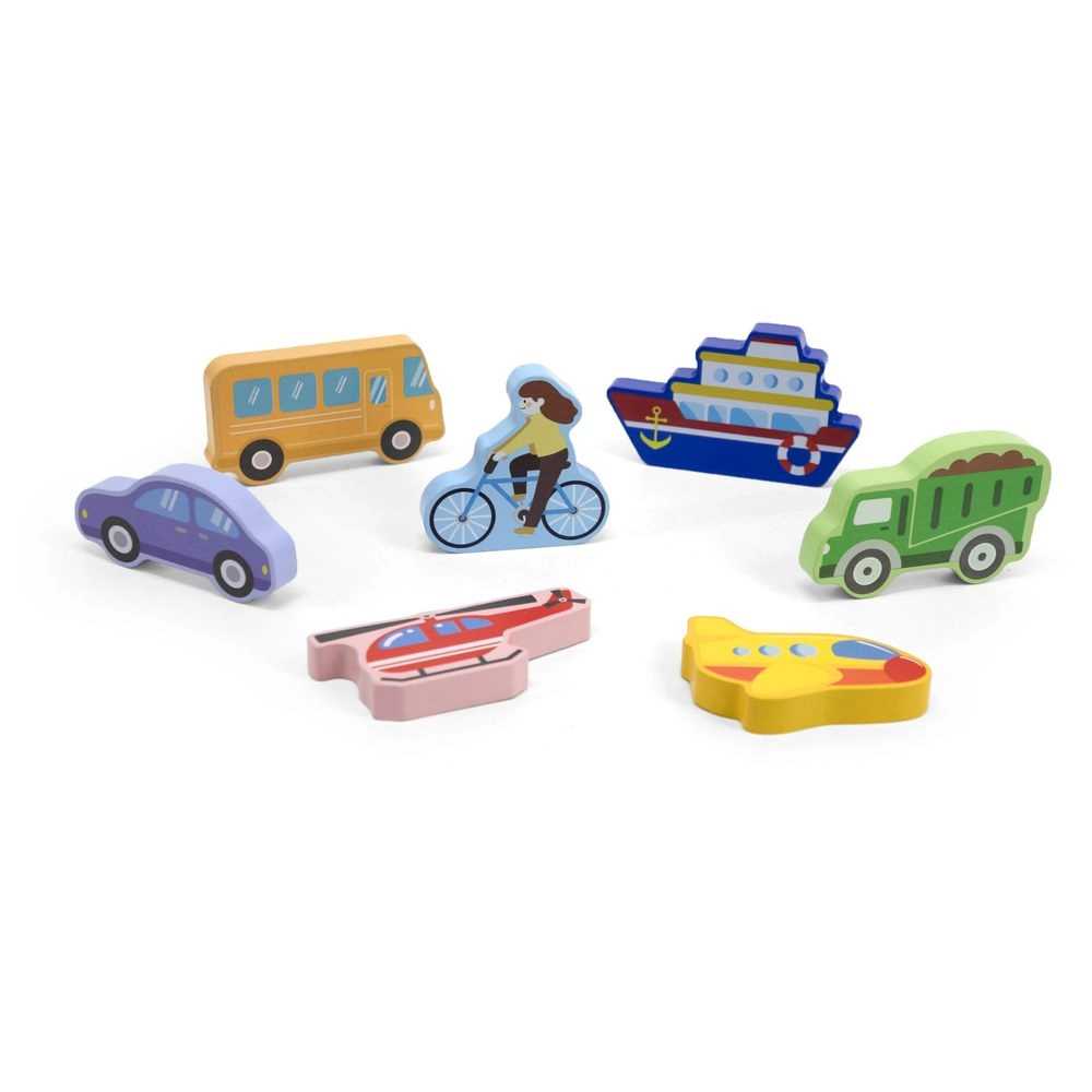 Modes Of Transport Block Puzzle - Suitable for 18 months and above 7 pieces