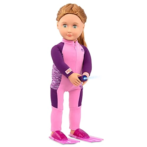 Hattie Professional Marine Biologist Doll - 46cm red hair green eyes