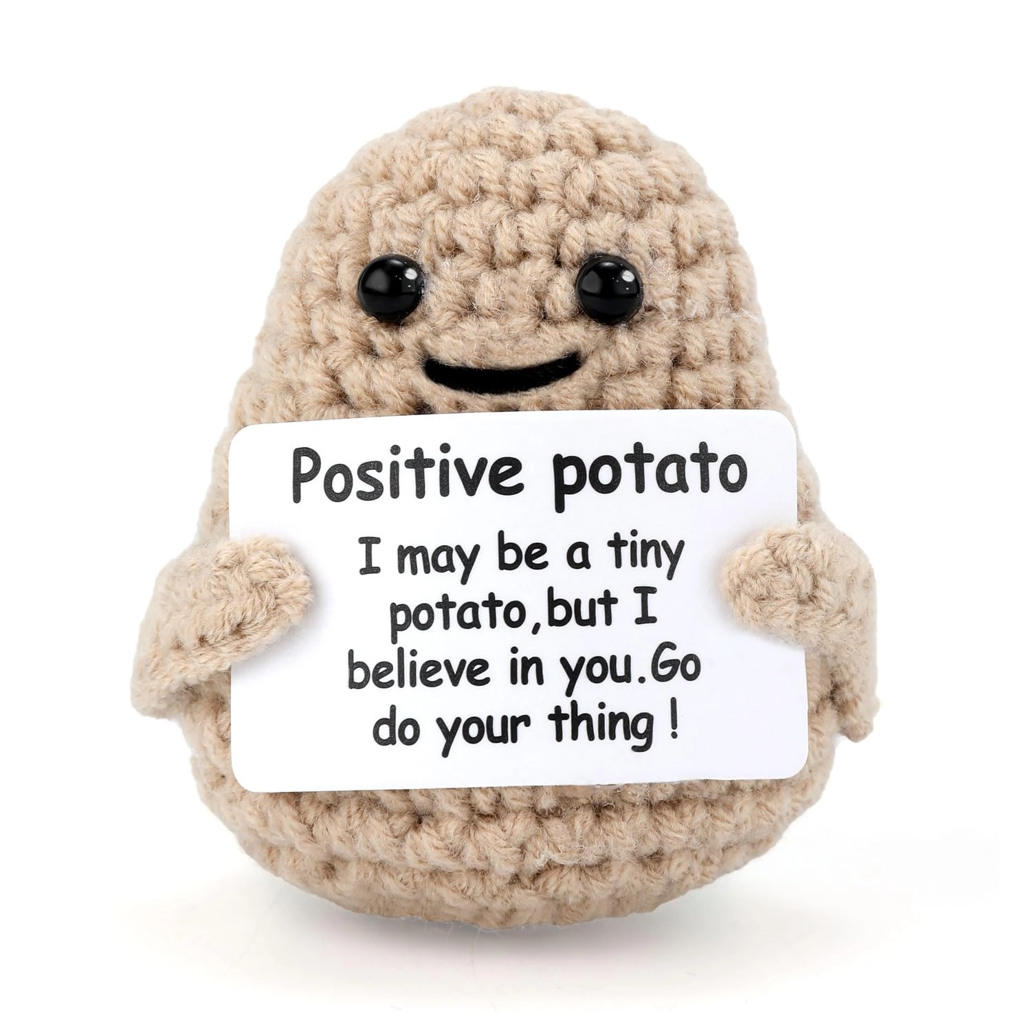 TOYMIS Mini Funny Knitted Potato - 7.5cm