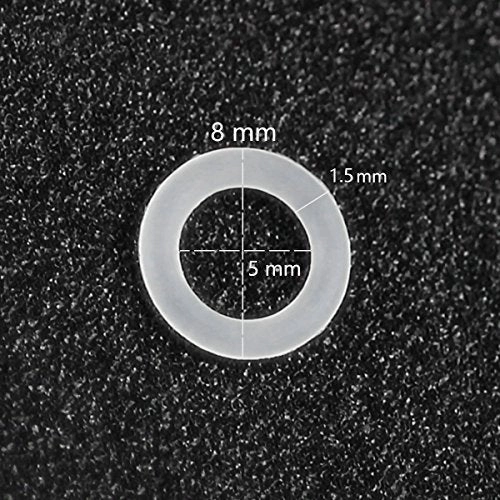 Rubber O-Ring Sound Dampeners - 144 pcs