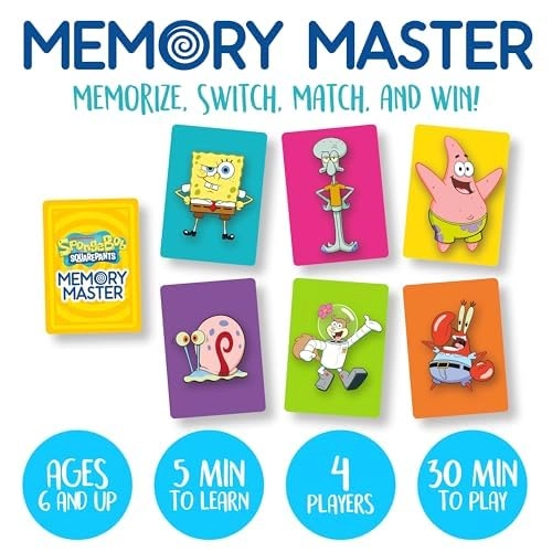 SpongeBob SquarePants Memory Master - Card Game