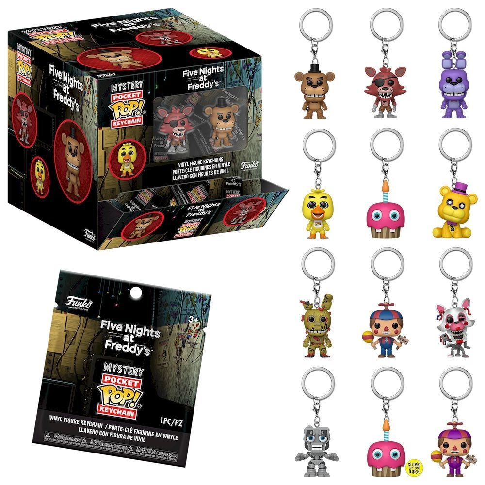 FUNKO TOYS Pocket Pop Games Five Nights At Freddy's Classic Vinyl Keychain - (10.2 cm) (FU86118)