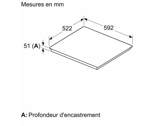 N 70 T56FHS1L0 Induction hob