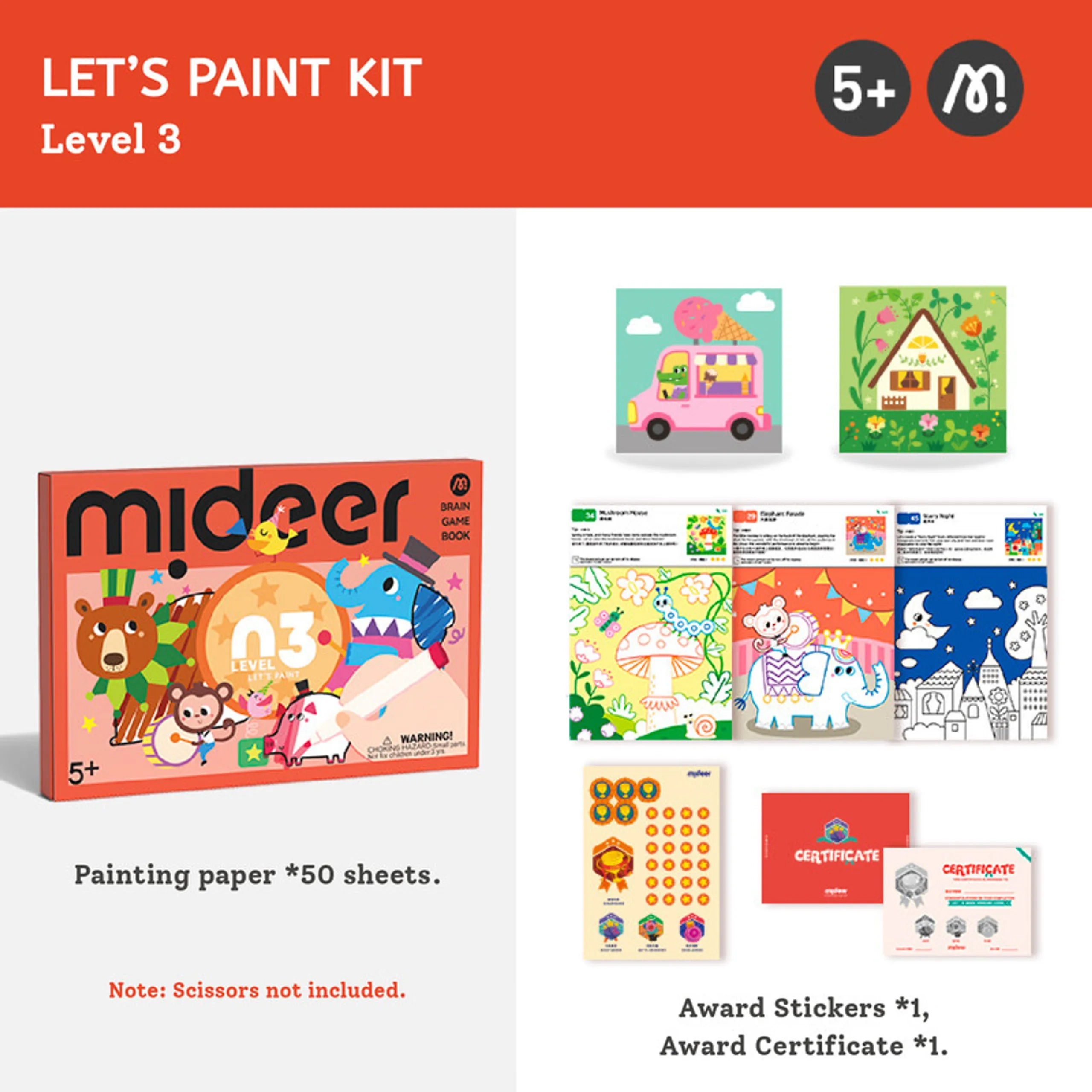 Let's Paint Kit - Level 3 50 Designs