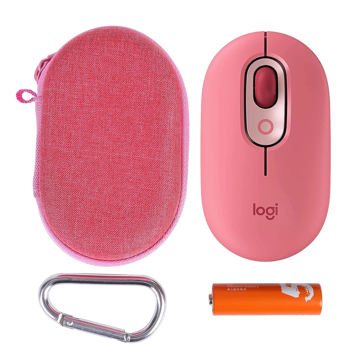 Hard Case Replacement for Logitech POP Wireless Mouse - Heartbreaker Rose Case