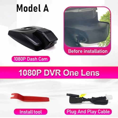 Dash Cam - 1080P for Toyota RAV4 XA40 XA50 2019-2024