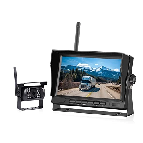 7 Inch AHD 1080P Car Rear View Monitor - Night vision Wireless