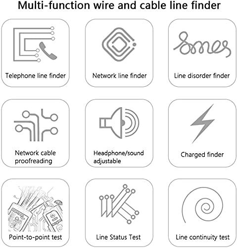 LAN Cable Tracker Tester - 1.5KHz 9V