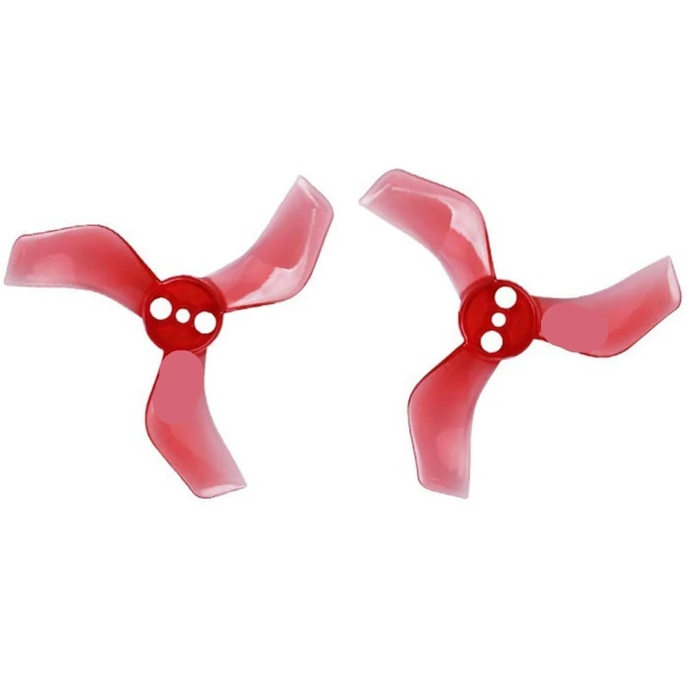3-Blade Propellers - 4 Pairs 1.5 mm Clear Grey