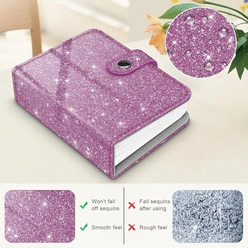 2x3" 52 Pockets PU PVC Paper Photo Album