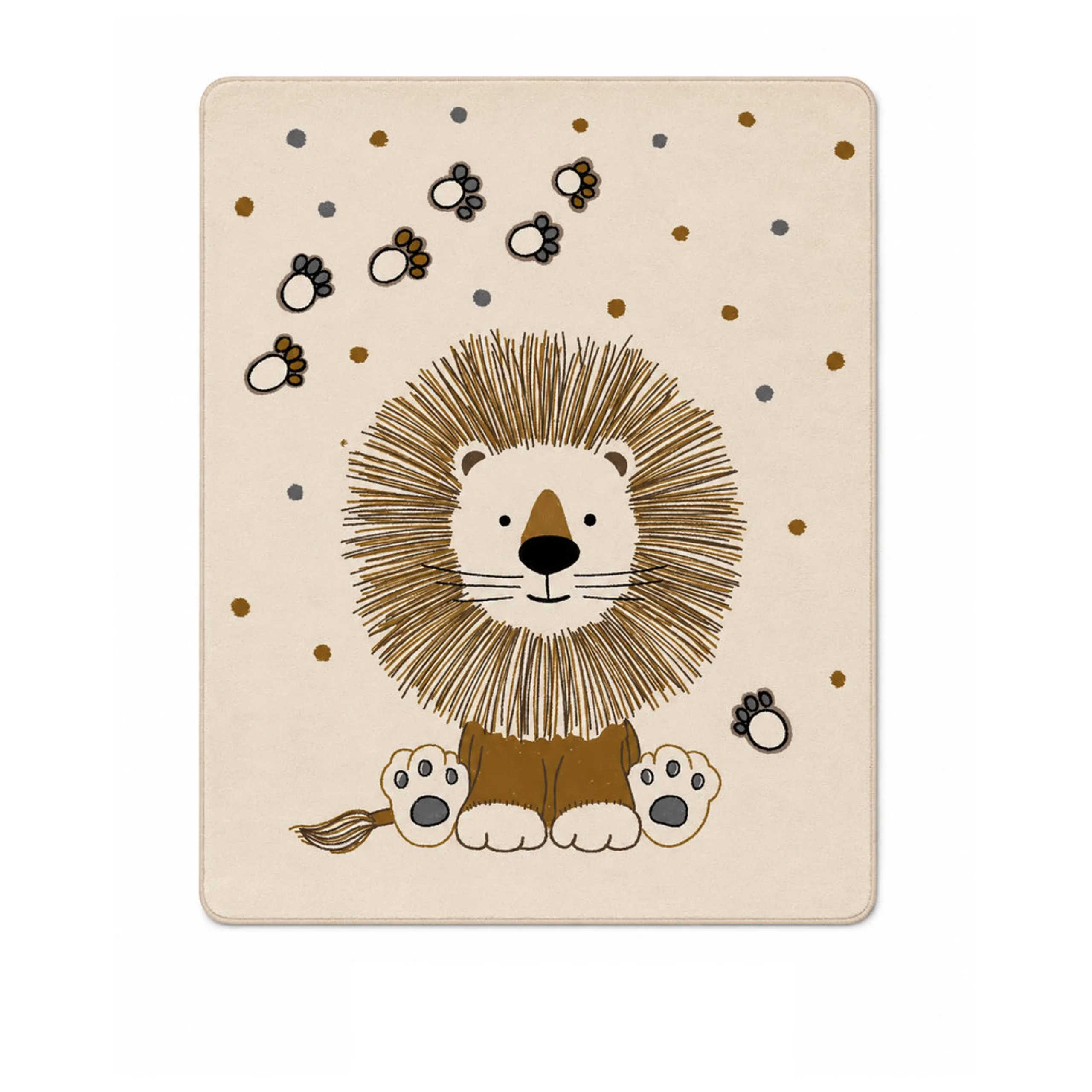 Factory Price Lion and Paw Kids Cushion Play Mat - 0 month