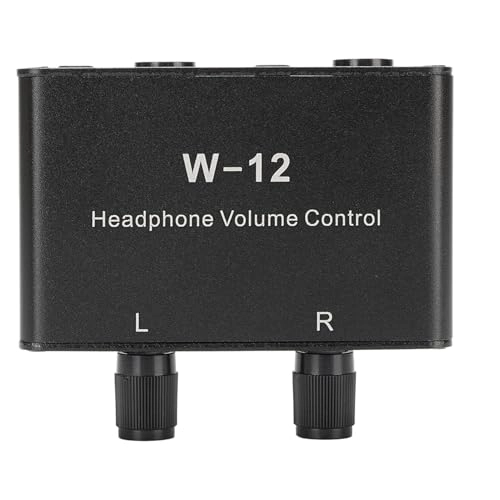 Stereo Volume Controller - Portable Stepless Volume Control 3.5mm/6.35mm