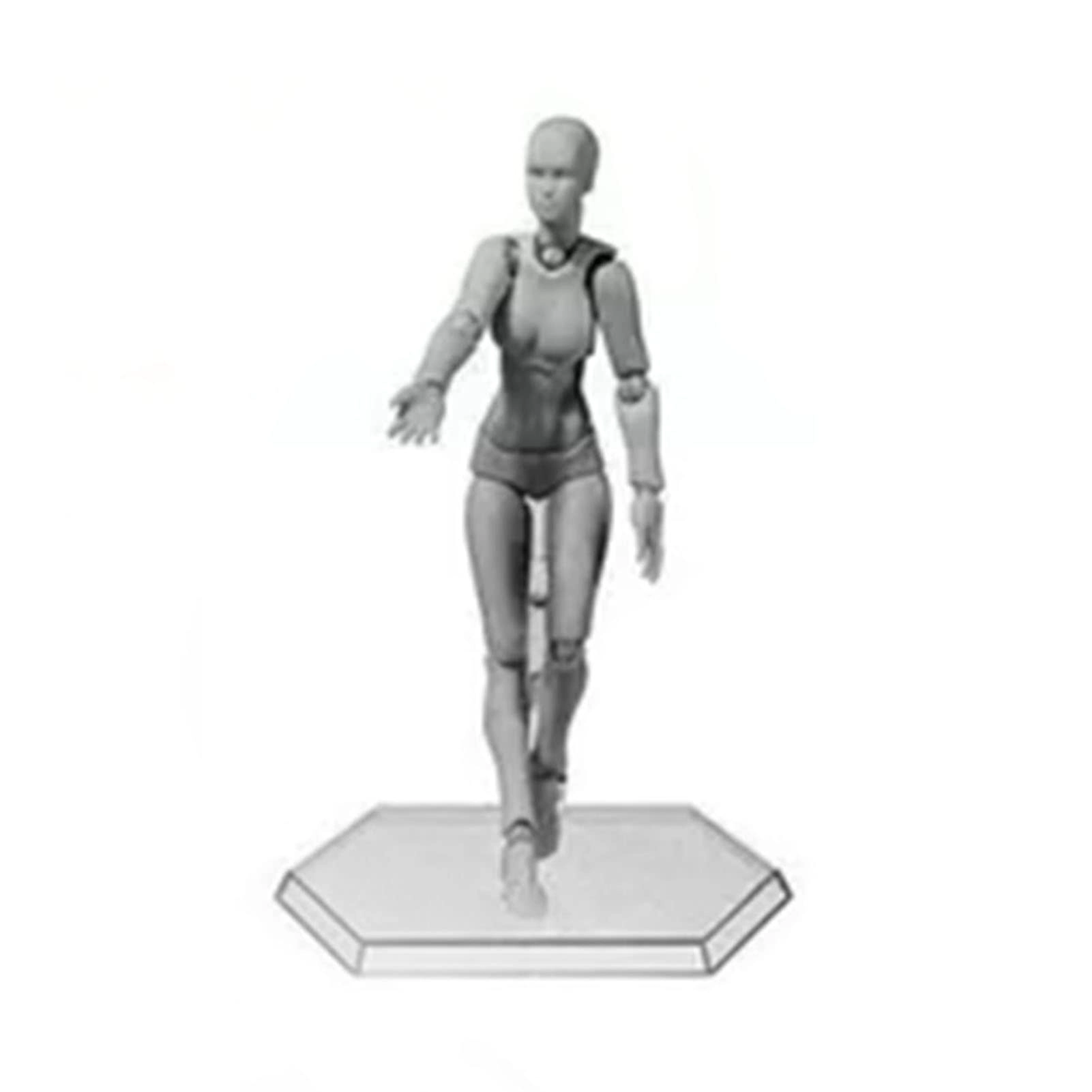GLOGLOW Movable PVC Action Figure Body - Polyvinyl Chloride