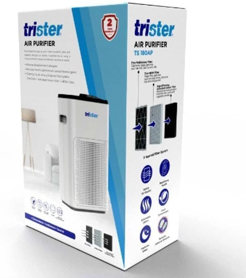 TS-180AP - White Multi-stage filtration