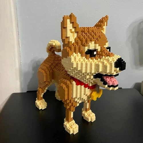 Building Block Animal Bricks Dog Shiba Inu - 1850 pcs