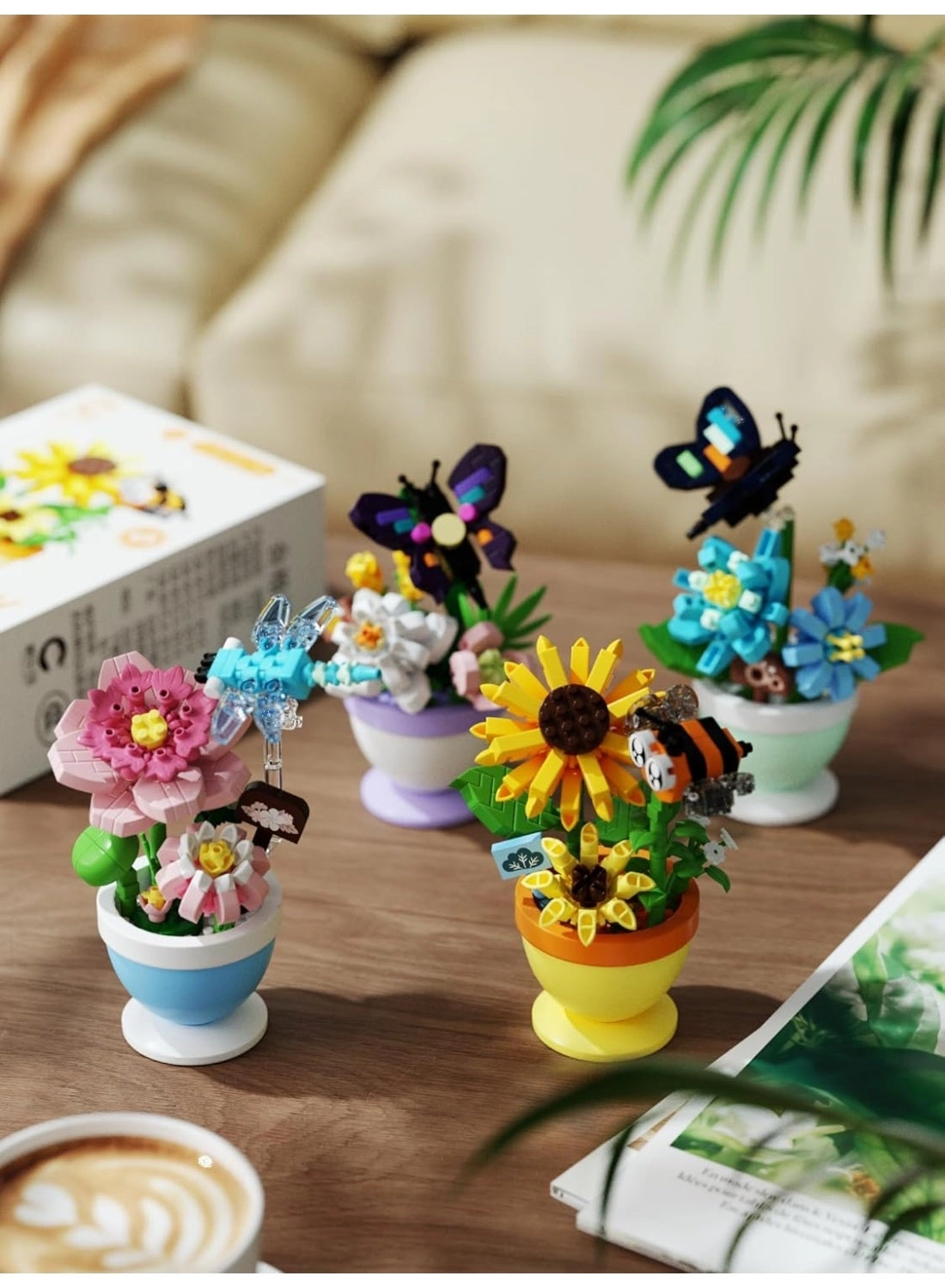 Mini Flower Bonsai - 4 piece(s)