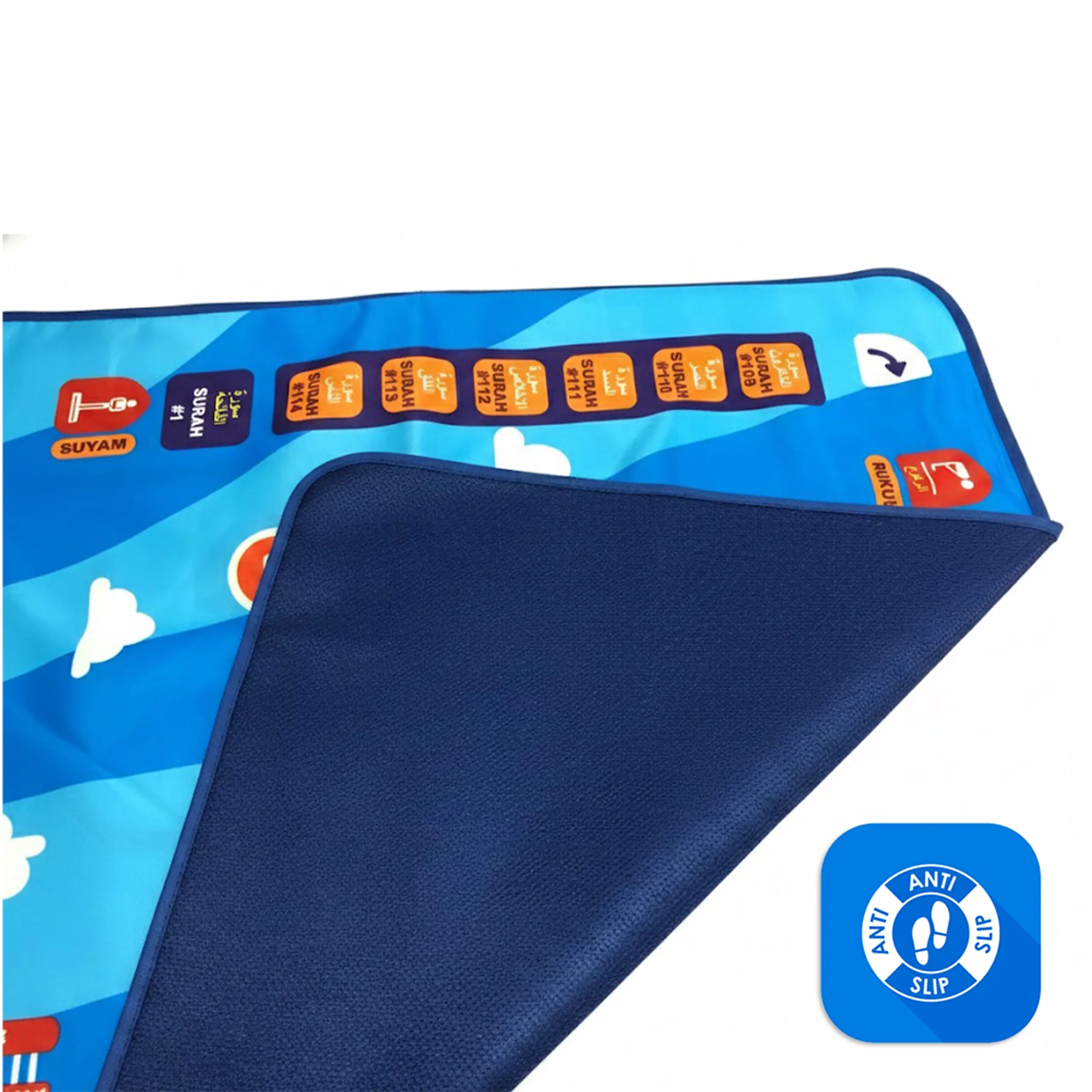 Kids Islamic Prayer Learning Mat - Suitable for 3 years & above
