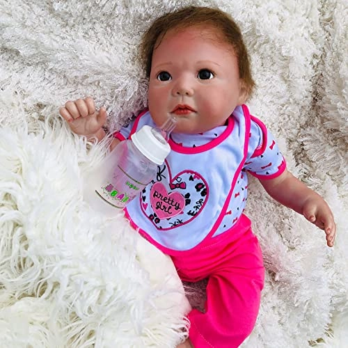 Reborn Baby Doll - 55cm 22" Vinyl Cotton Body