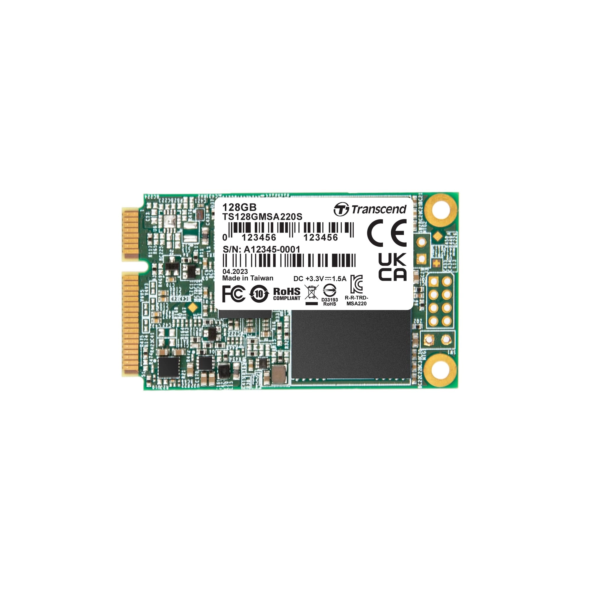 Transcend MSA220S - 128 GB mSATA