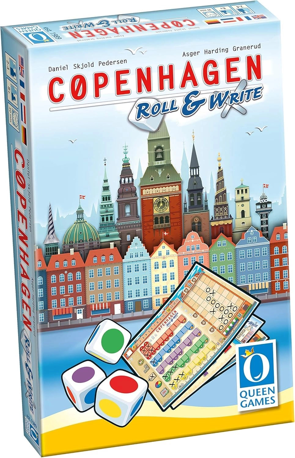 Queen Games Copenhagen: Roll & Write