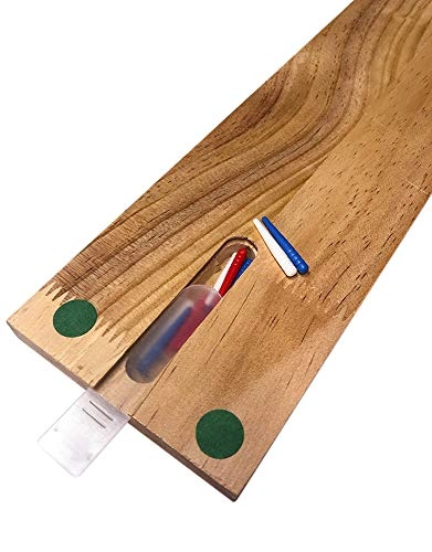 3-Track Cribbage Board - Color Coded Wooden