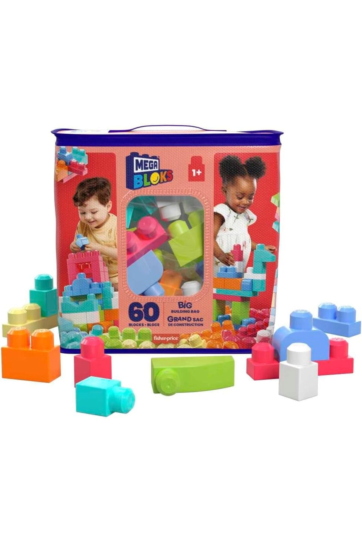 Big Building Bag - Girls 60pcs