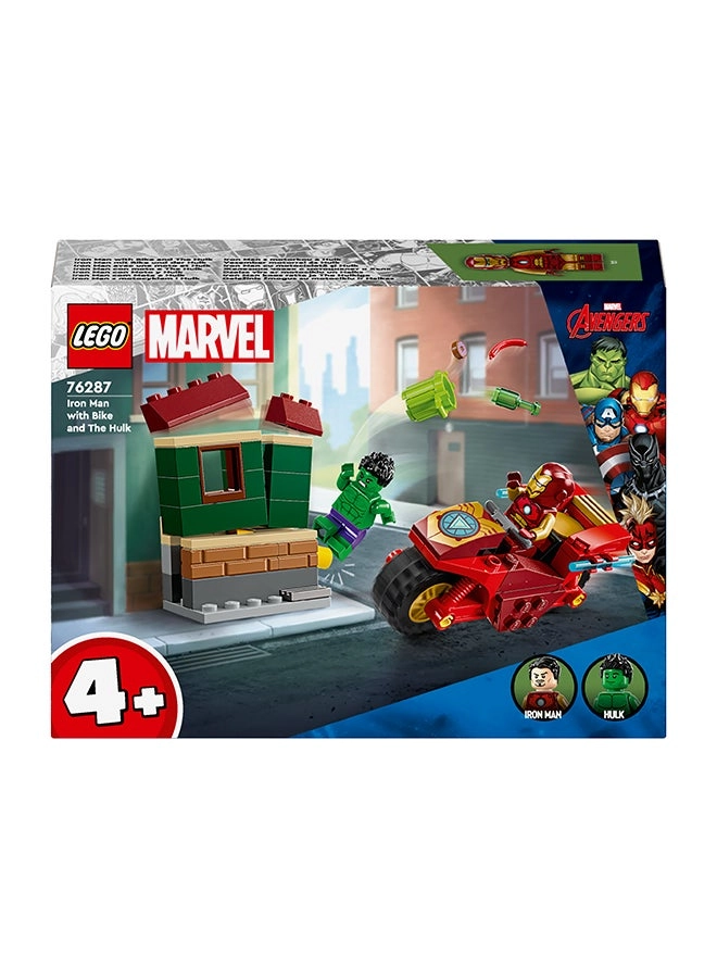 Marvel Iron Man with Bike and The Hulk (76287)
