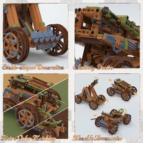 Medieval Catapult (30001) - 3 in 1 Ancient Retro Vehicle Kit
