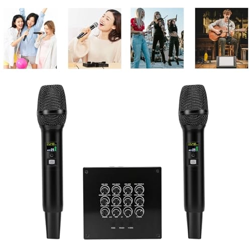Wireless Microphone Karaoke Mixer System - 2