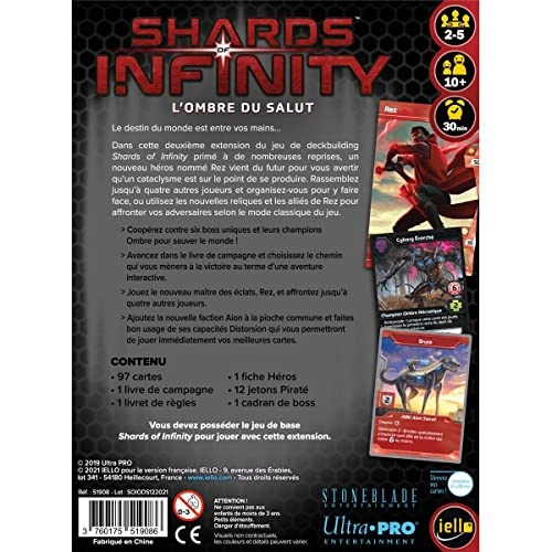 Shards of Infinity - Base Game + Shadow of Salvation Expansion - Co-op Campaign + Bottle Opener (French)