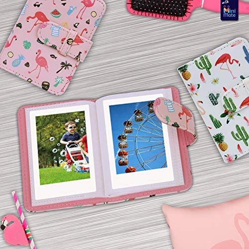 INSTAX MINI 12 - Clay White + INSTAX Mini Instant Film - 20 Exposures + Camera Case w/ Carrying Strap + PhotoBook Album + Color Lens Set (4 Colors) + Creative Frame Set (5pcs) + Wall Decor Hanging Frame (10pcs) + Sticker Borders (20pcs) + AA Longlife Batteries - 4 Pack + Microfiber Cleaning Cloth