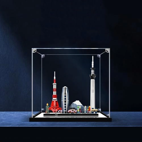 Acrylic Display Case for Lego Architecture 21051 - 30x30x12cm Mirror - 2mm