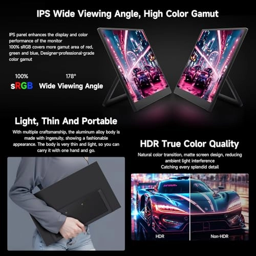 DHX-15.6inch Portable Monitor