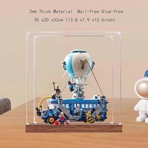 Acrylic Dustproof Display Case - 6 pcs