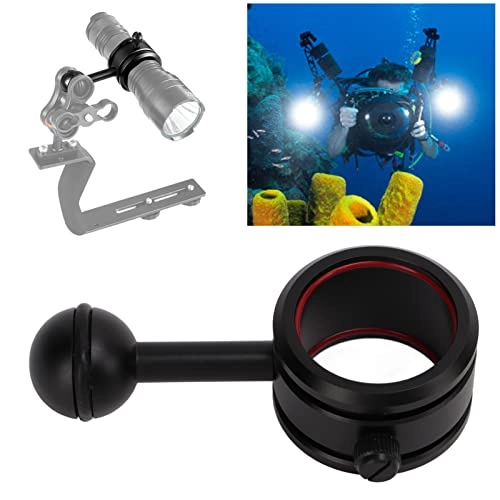 Diving Ball Head Clip - Aluminum Alloy Anodized Hard Coating