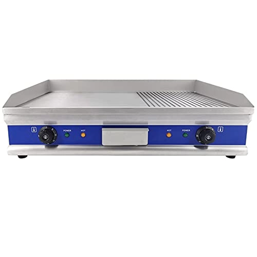 Commercial Electric Griddle - 2/3Flat +1/3 Grooved 72.5cm*40cm