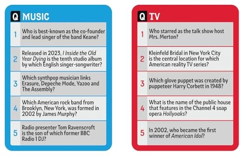 The Star Pub Quiz - 400 Questions Answer Pad & Pencils