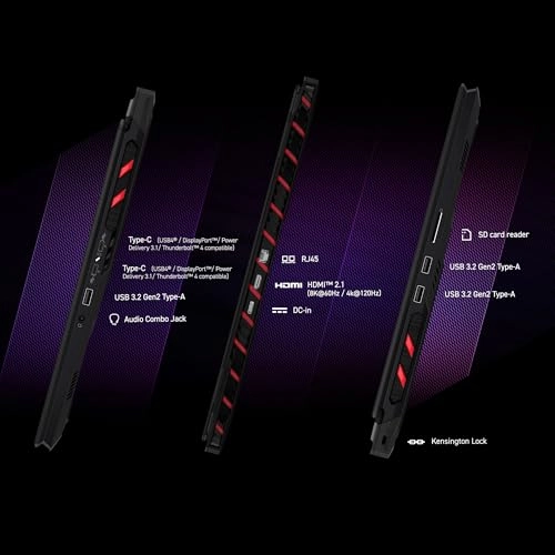 Raider A18 HX RAIDERA18HX082 - 18'' Ryzen 9-9955HX3D 64GB DDR5 2TB NVMe SSD