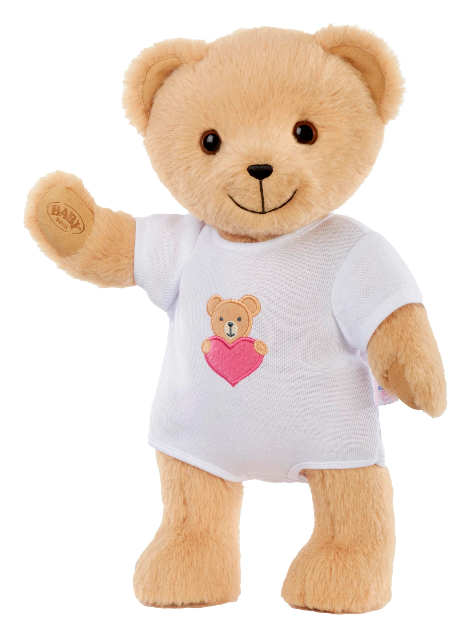 MGA Entertainment Teddy Bear BABY born 33.4 cm Plush - Posable Removable Romper