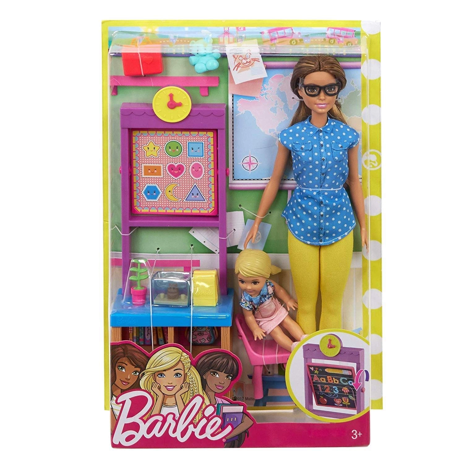 Barbie You Can Be Anything Teacher Doll - 23.81 cm Brunette Ages 3+