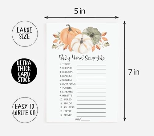 Baby Shower Who Said It? - 50-Cards Gender Neutral