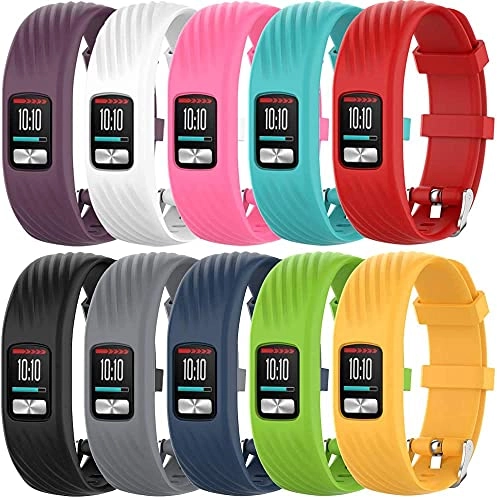 Silicone Replacement Watch Band for Garmin Vivofit 4