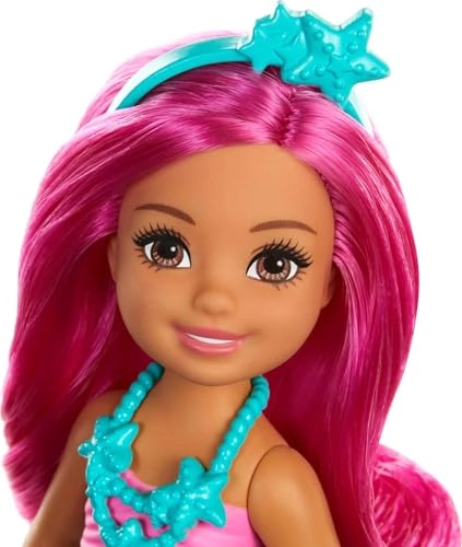 Barbie Dreamtopia Chelsea Mermaid Doll - 6.5-Inch Multicolor Ages 3+
