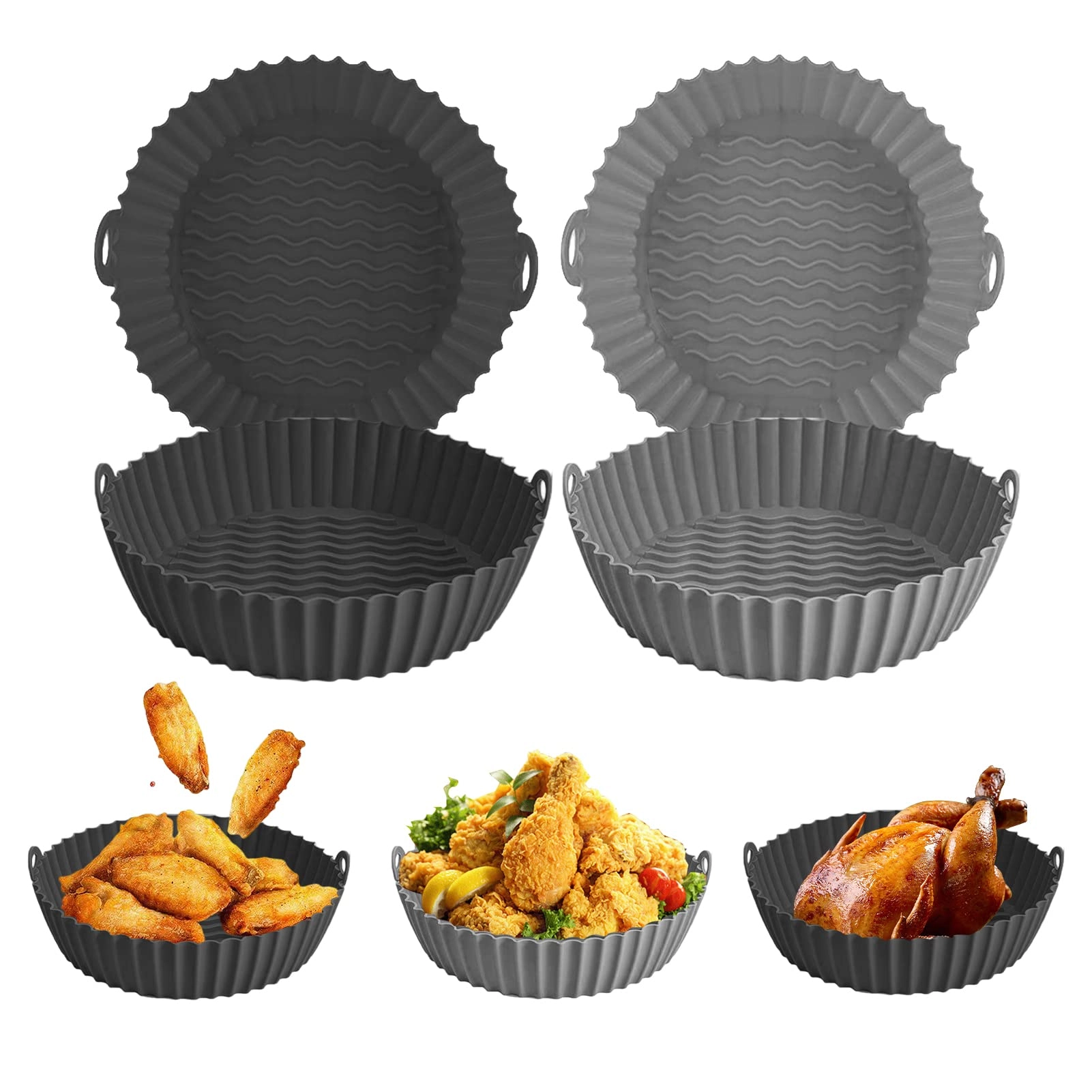 Toyswill Air Fryer Silicone Liner - Silicone 2 piece(s)