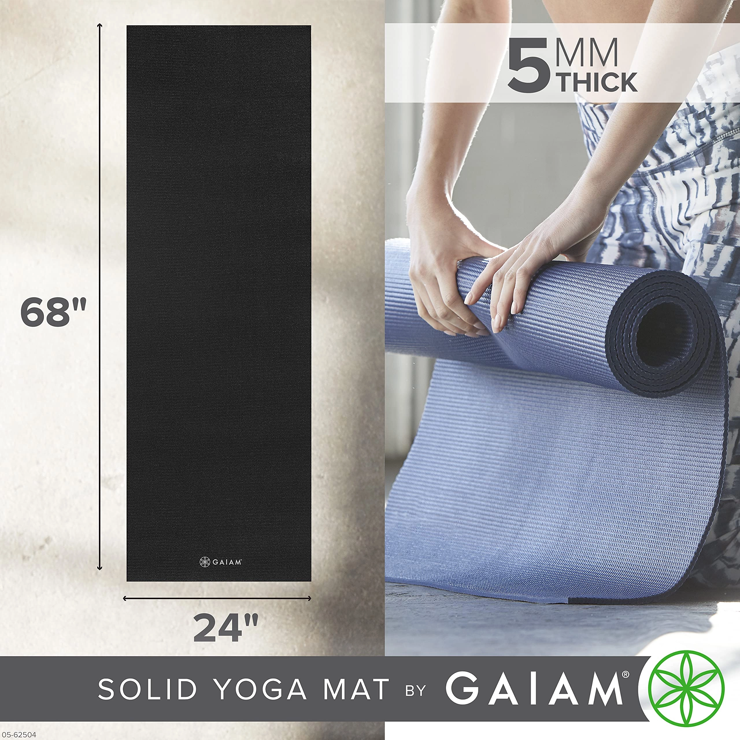 Yoga Mat - Polyvinyl Chloride 5mm