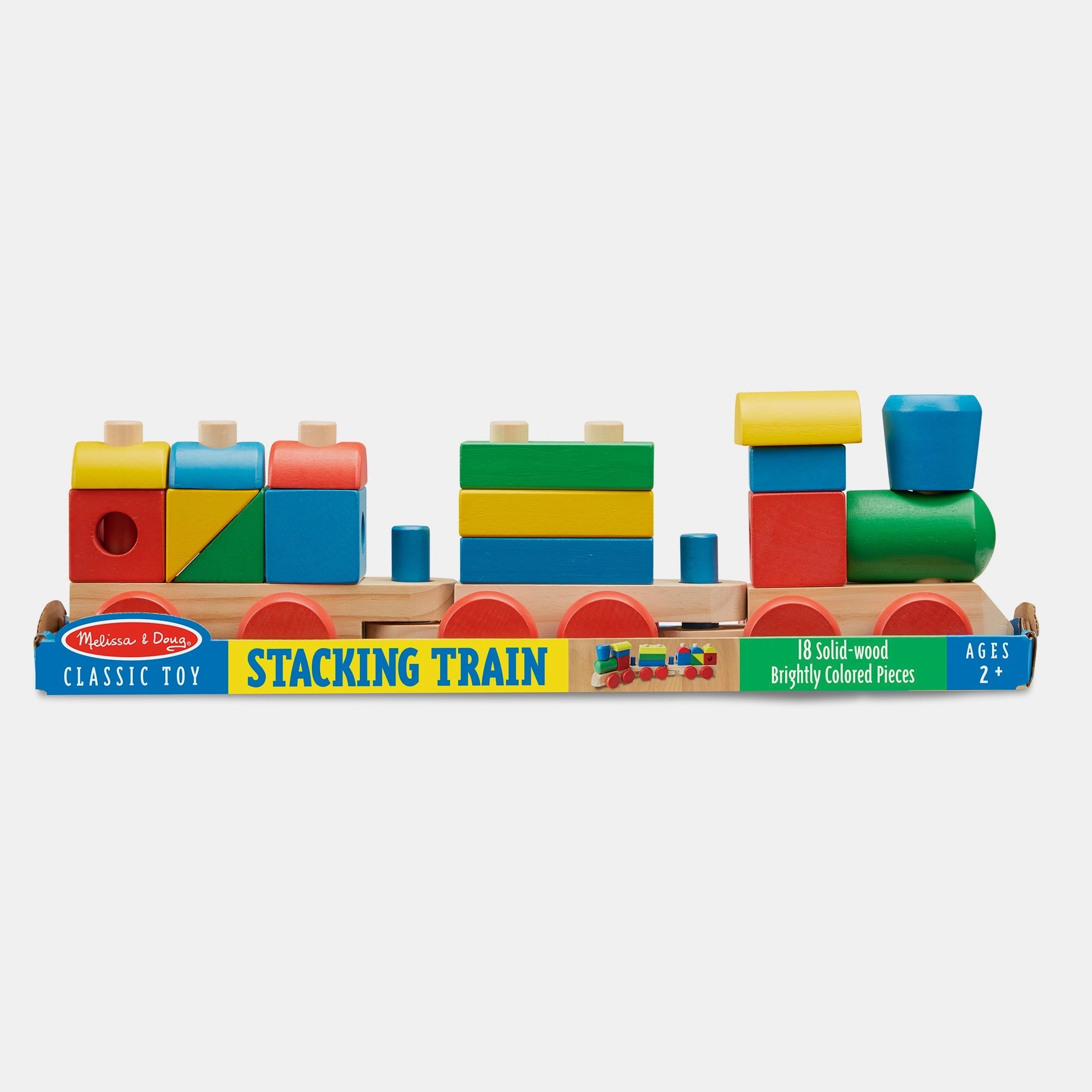 Melissa & Doug Stacking Train - 18 pcs