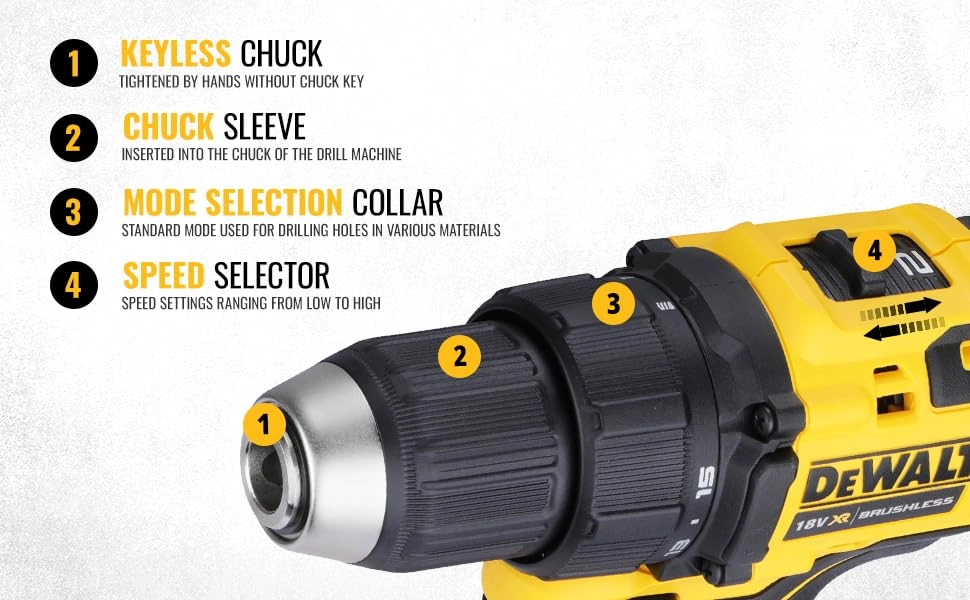 DCD708N - XR Brushless 18V Bare Unit