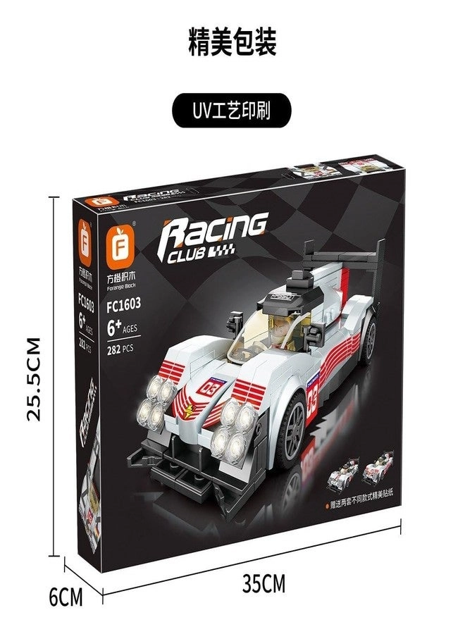 F1 Racing Car - White F1 282pcs